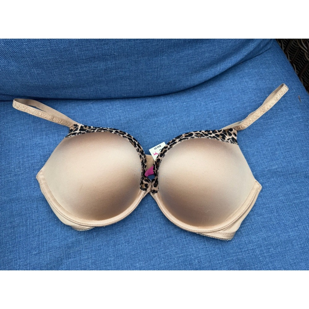 Victoria's Secret PINK nude leopard Ultimate Push-Up Bra Size 36C New w/ tags